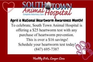 April 2018 Promotion about heart worm awareness