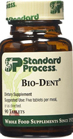 standard process bio-dent dietary supplement bottle